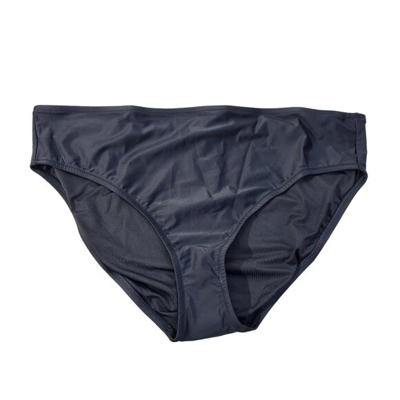 J. Crew Black Full Coverage Bikini Briefs New With Tags Womens Size 2X - Picture 1 of 16